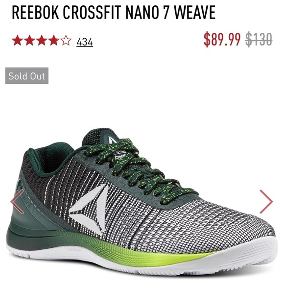reebok nano weave